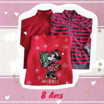 Lot de 2 pulls + un polaire offert👧