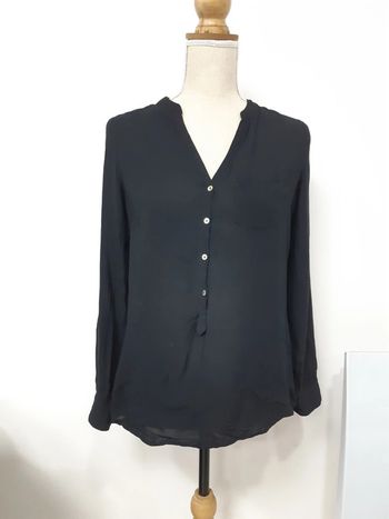 Blouse noire Camaïeu