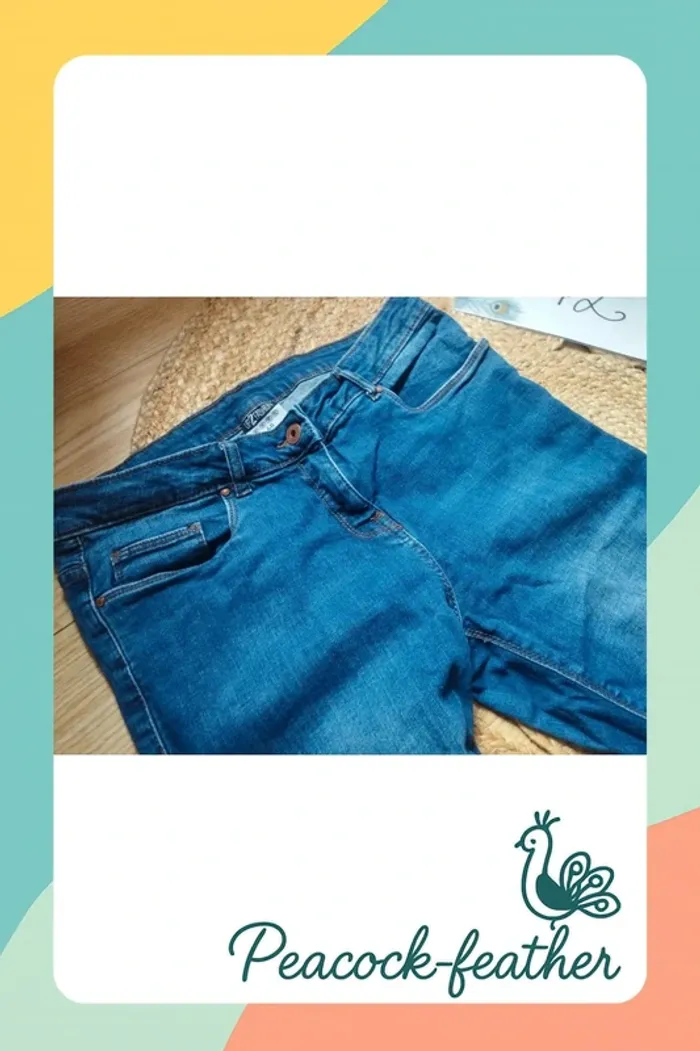 Bermuda jean 42 femme - photo numéro 5