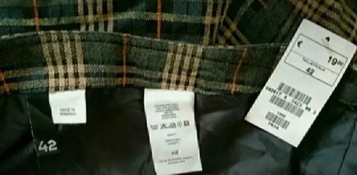 Mini jupe écossaise H&M T 42 Neuve - photo numéro 4