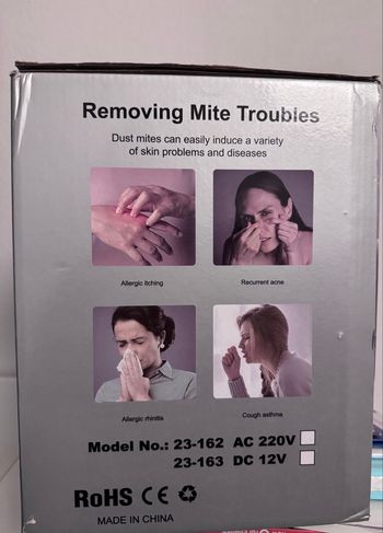 Aspirateur anti acariens neuf 