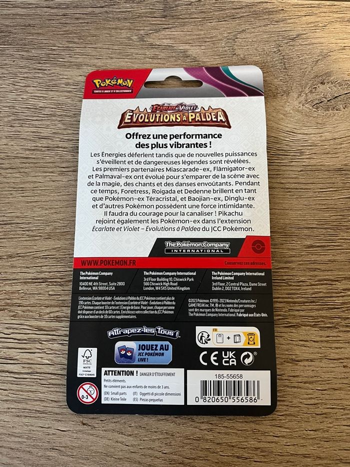 Pokémon booster évolution à paldea