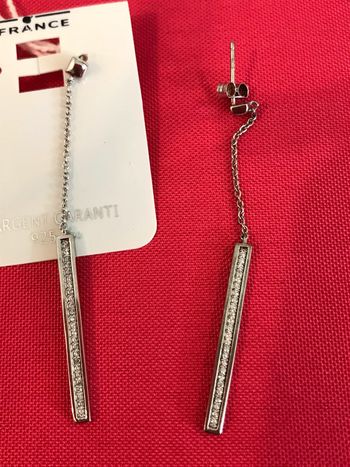 Boucles d'oreilles argent