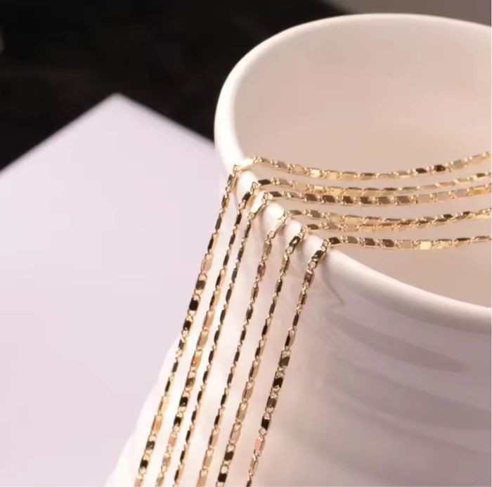 Collier plaqué or couleur 18K - bijou fantaisie - photo numéro 5