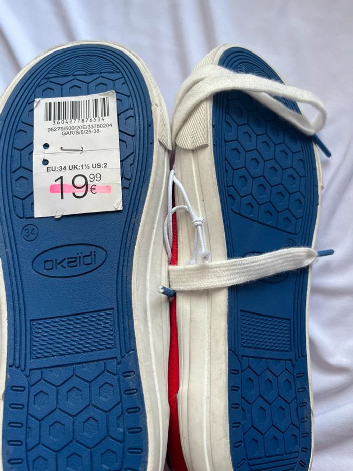 Chaussure rouge garçon neuve taille34 Okaïdi - photo numéro 3