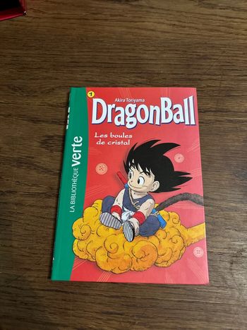 Livre la bibliothèque verte, Dragon Ball, les boules de cristal