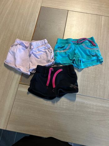 Lot de 3 shorts fille 3 ans