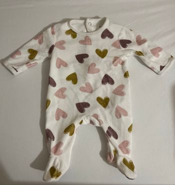 Pyjama velours - 1 mois