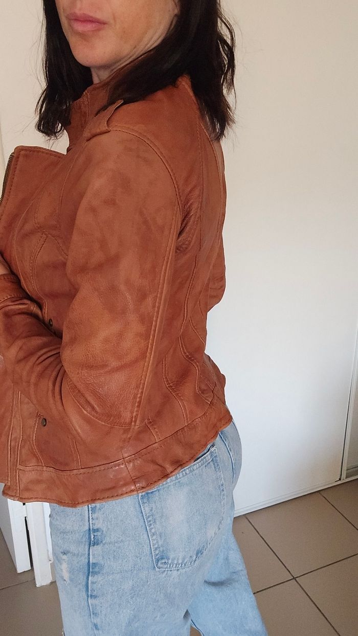 Veste similicuir bershka taille 36 - photo numéro 6