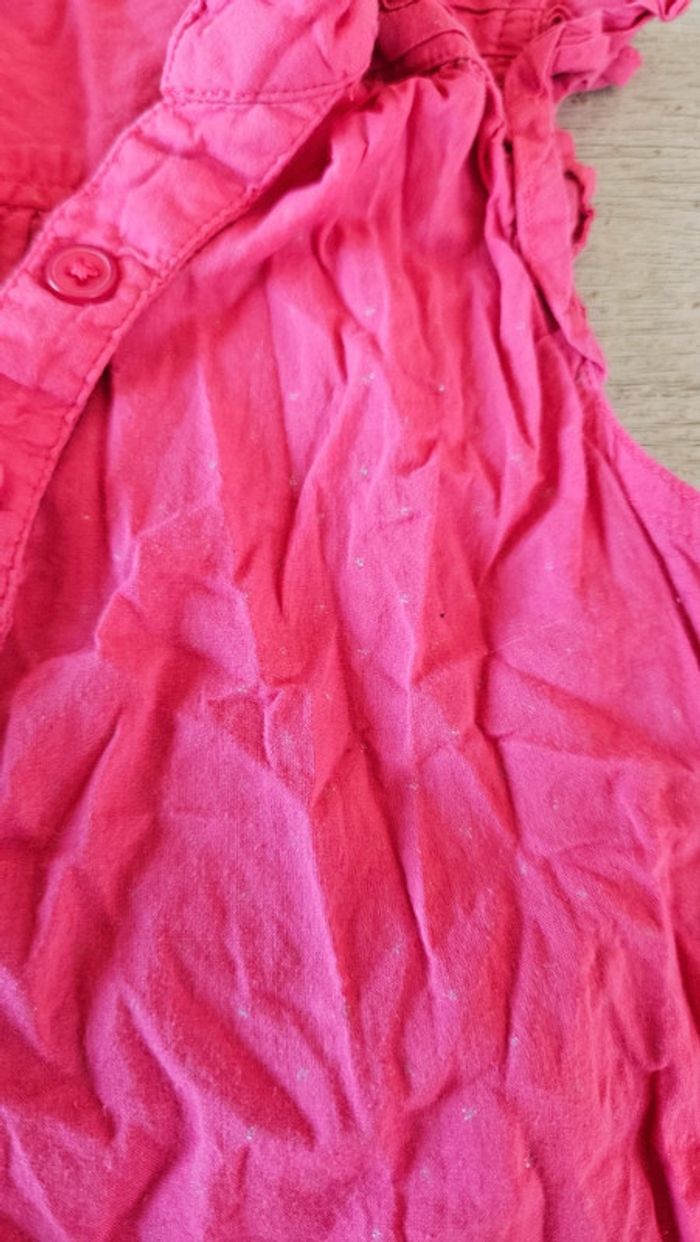Robe rose légère, sans manche avec volants, Pebble Stone, 5 ans - photo numéro 8