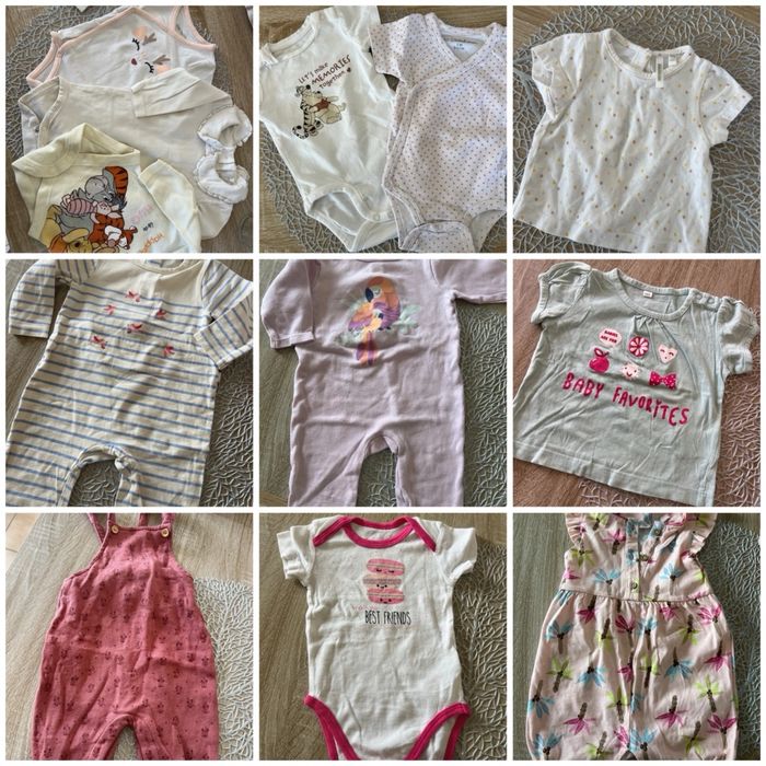 Lot bébé fille 1 mois.