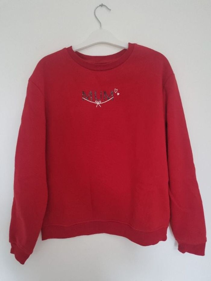 Sweat rouge mum