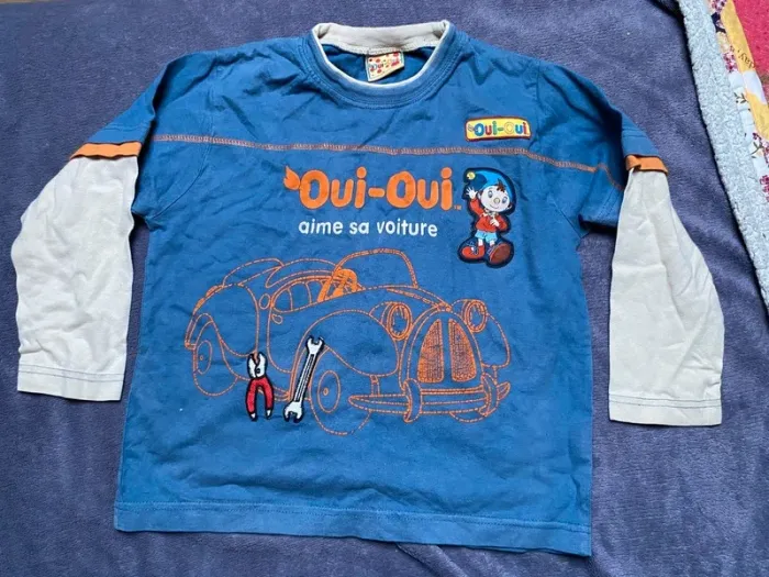 Sous pull oui oui garçon taille 6 ans