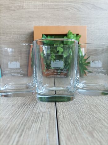 Lot 3 verres Clan Campbell