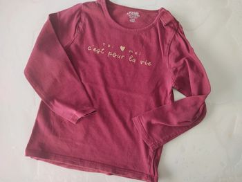 Tee shirt manches longues taille 36 mois