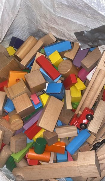 Blocs bois et train