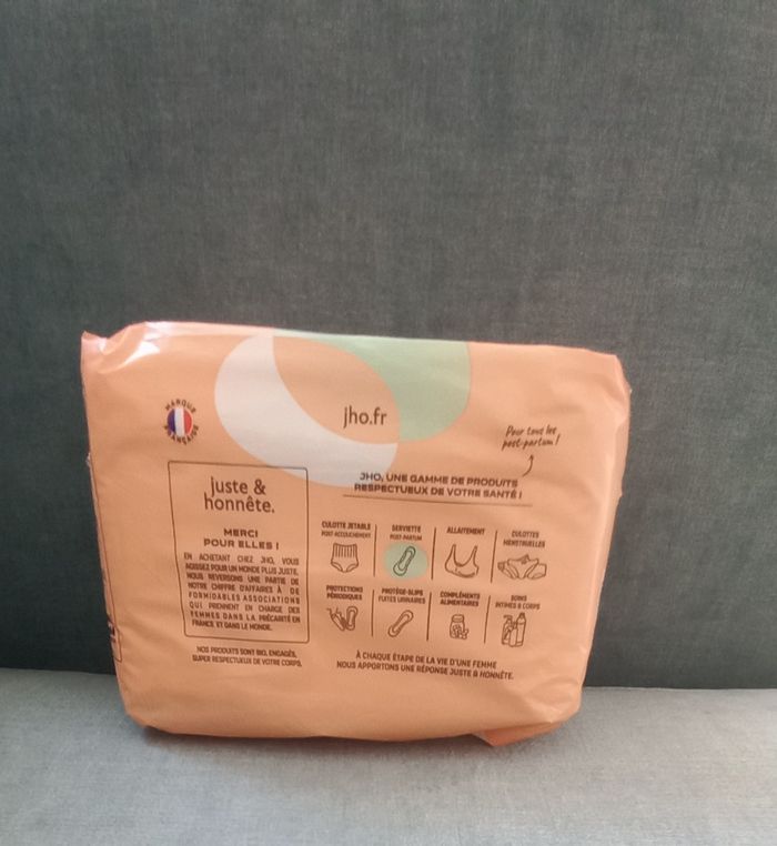Serviettes post partum Jho - photo numéro 2