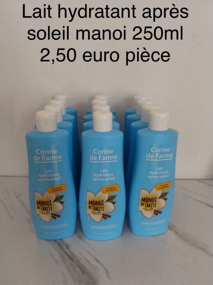 Lait hydratant manoi