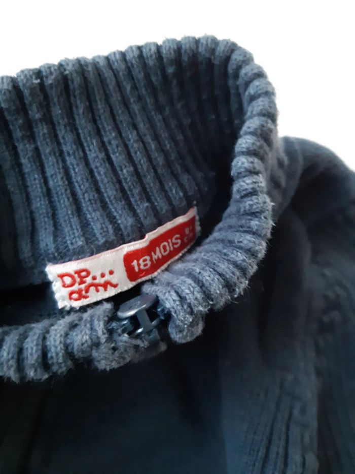 Gilet zippé DPAM 18 mois - photo numéro 7