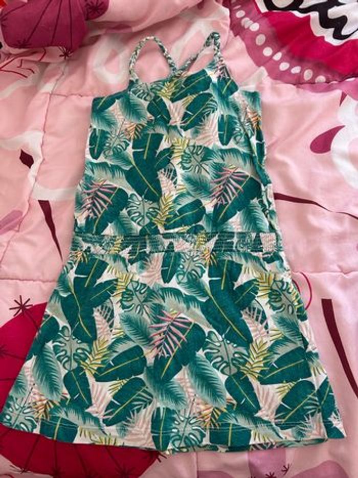 Robe jungle fleurs z kids 4 ans