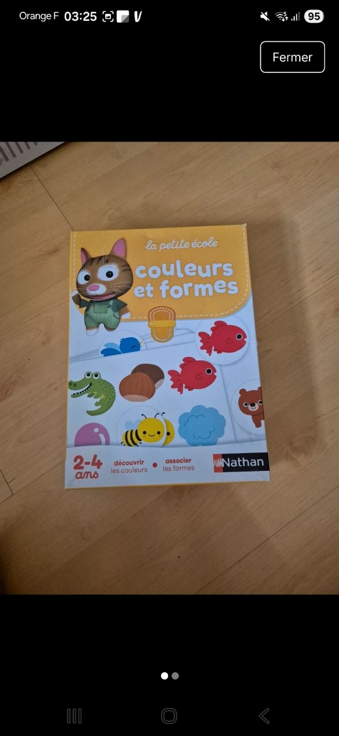 Puzzle couleurs et formes