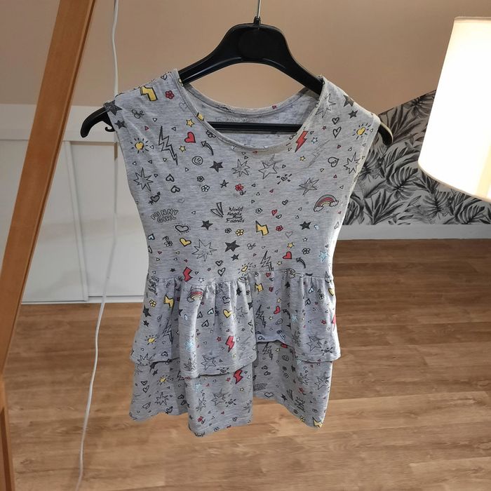 Robe légère en coton 6 ans _ look rock