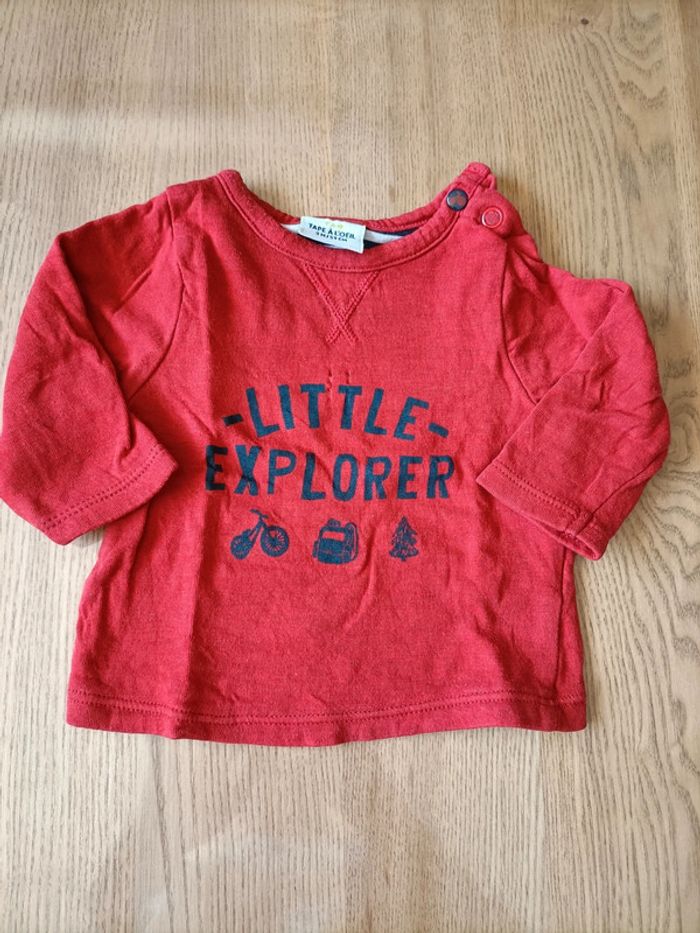 Tee-shirts manches longues bébé garçon 3 mois - photo numéro 7