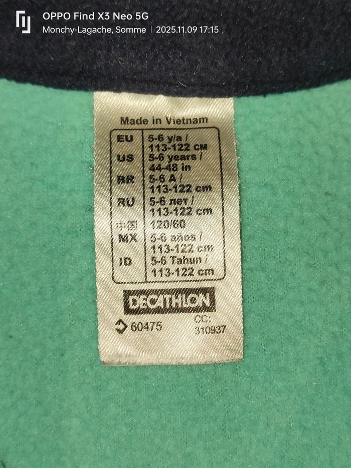 Pull polaire 5-6ans-113-122cm - photo numéro 2