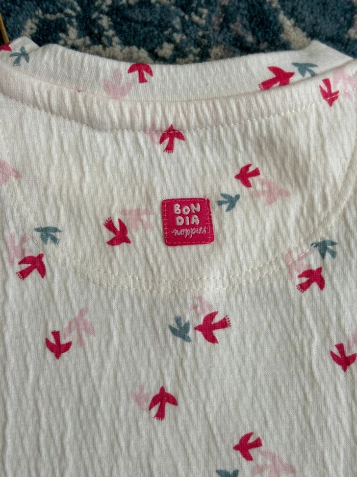Lot vêtements pour bébé fille t-shirt et short 6 mois Noppies - photo numéro 8