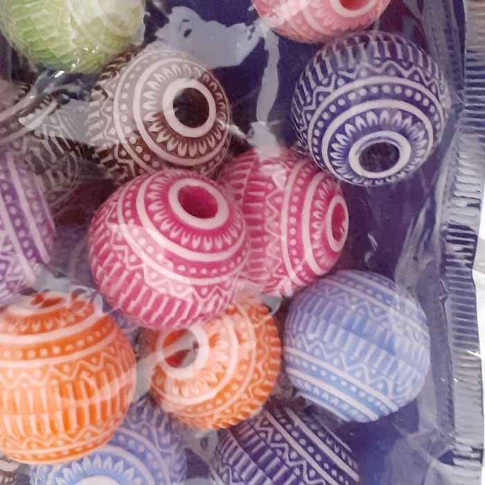 Lot 2 paquets Perles fantaisie  multicolores - photo numéro 7