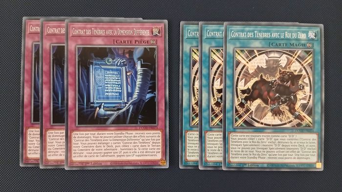 Yu-Gi-Oh ! Lot cartes D/D/D - Le Désastre des Dimensions (DOOD) 1ère édition FR - photo numéro 3