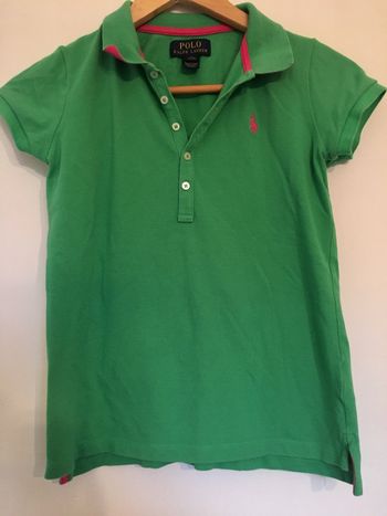 Polo enfant Ralph Lauren vert taille 12-14 ans
