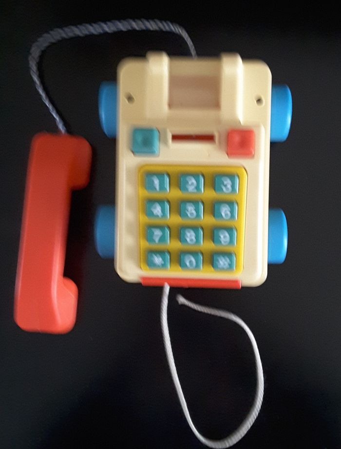 Téléphone à roulettes – Jouet Vintage – Chicco - photo numéro 6