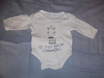 Lot de bodies 1 mois