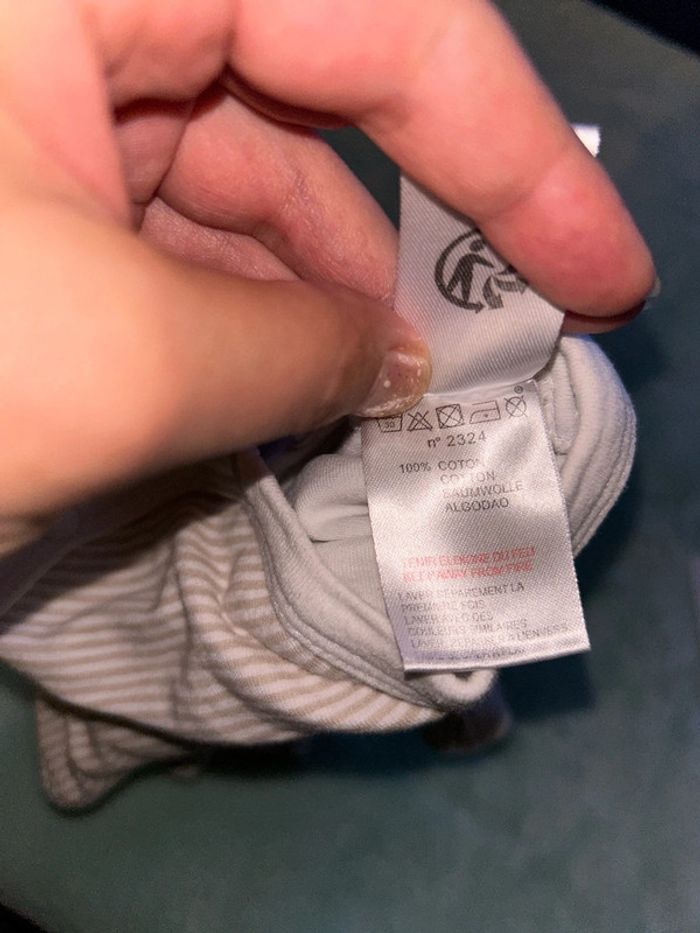 Body bébé effet chemise - photo numéro 5