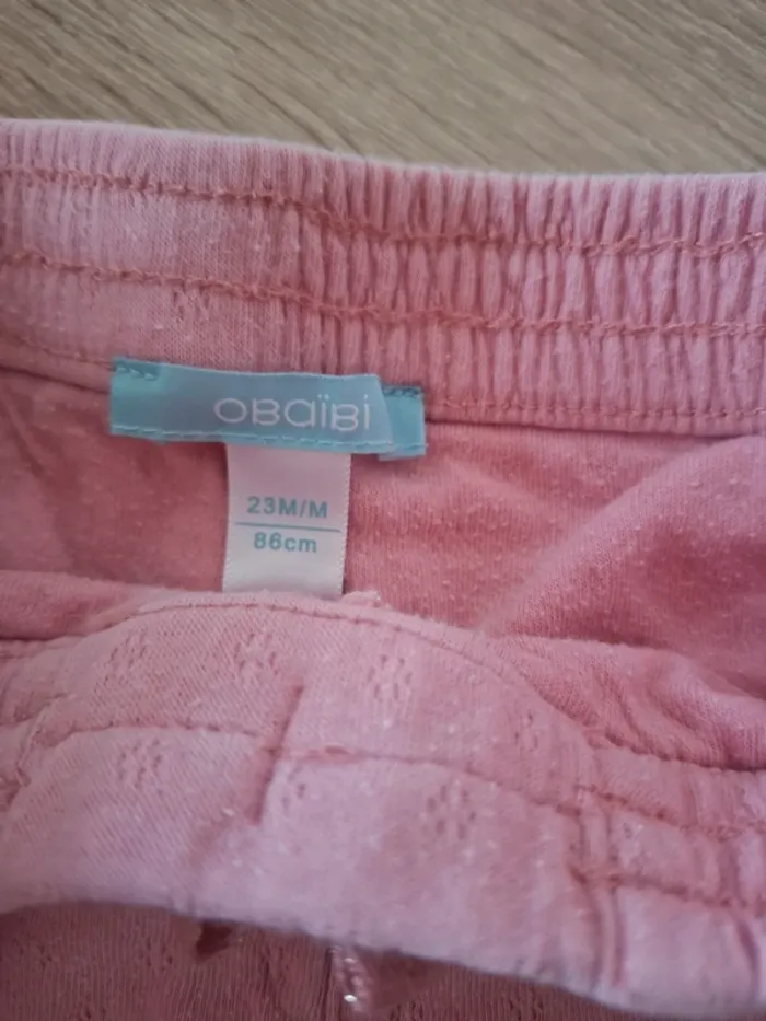 Lot de 2 pantalons jogging Obaibi 23 mois - photo numéro 2
