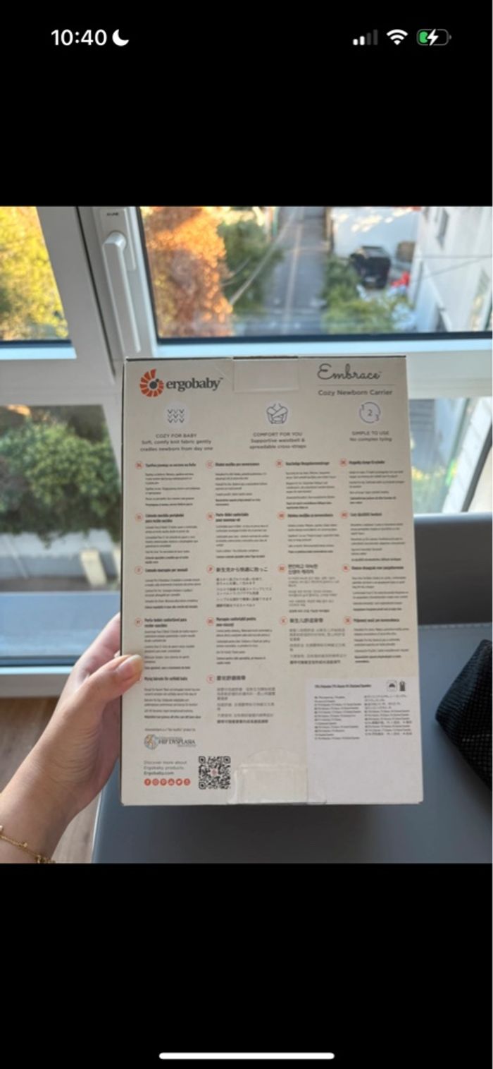 porte-bébé, écharpe de portage Ergobaby noir - photo numéro 2