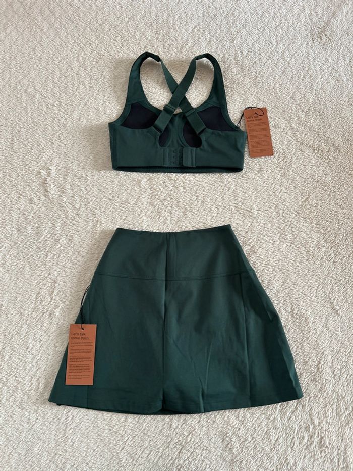 Ensemble jupe short et brassière Girlfriend Collective - photo numéro 3