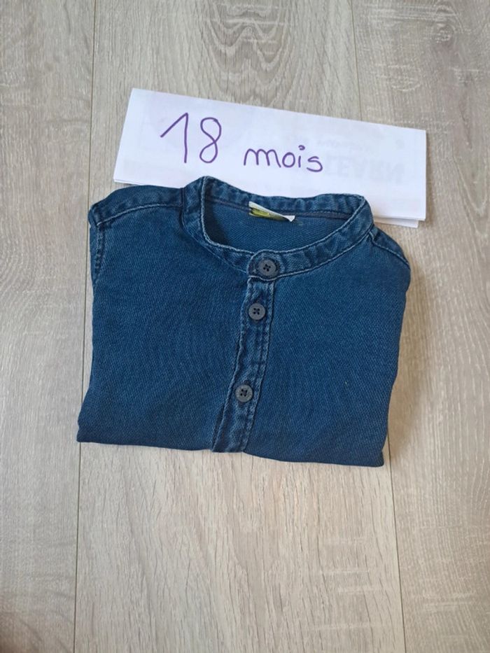 Chemise en jean 18 mois - photo numéro 3