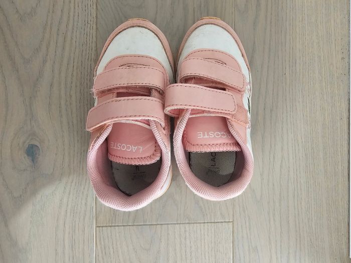 Basket  lacoste rose - photo numéro 2