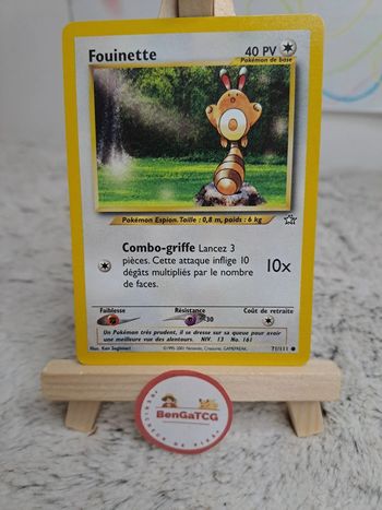 Carte Pokémon Fouinette 71/111 Neo Genesis ed2 Wizards Fr
