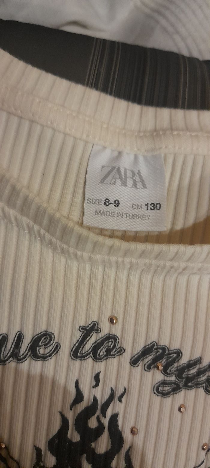 T-shirt fille Zara 8/9ans - photo numéro 4