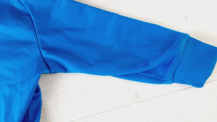 Vêtement garçon veste de sport bleue Adidas 3 ans - photo numéro 5