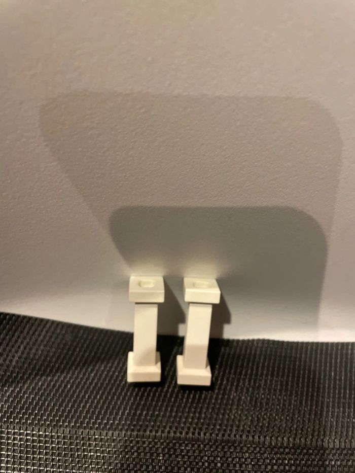 Playmobil lot 2 poteaux blancs 4,5cm centre équestre 4190 chevaux équitation écurie - photo numéro 5