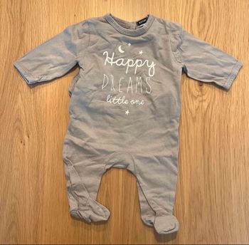 Pyjama bébé gris 1 mois