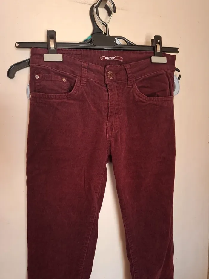 Jeans velours 34 - photo numéro 2