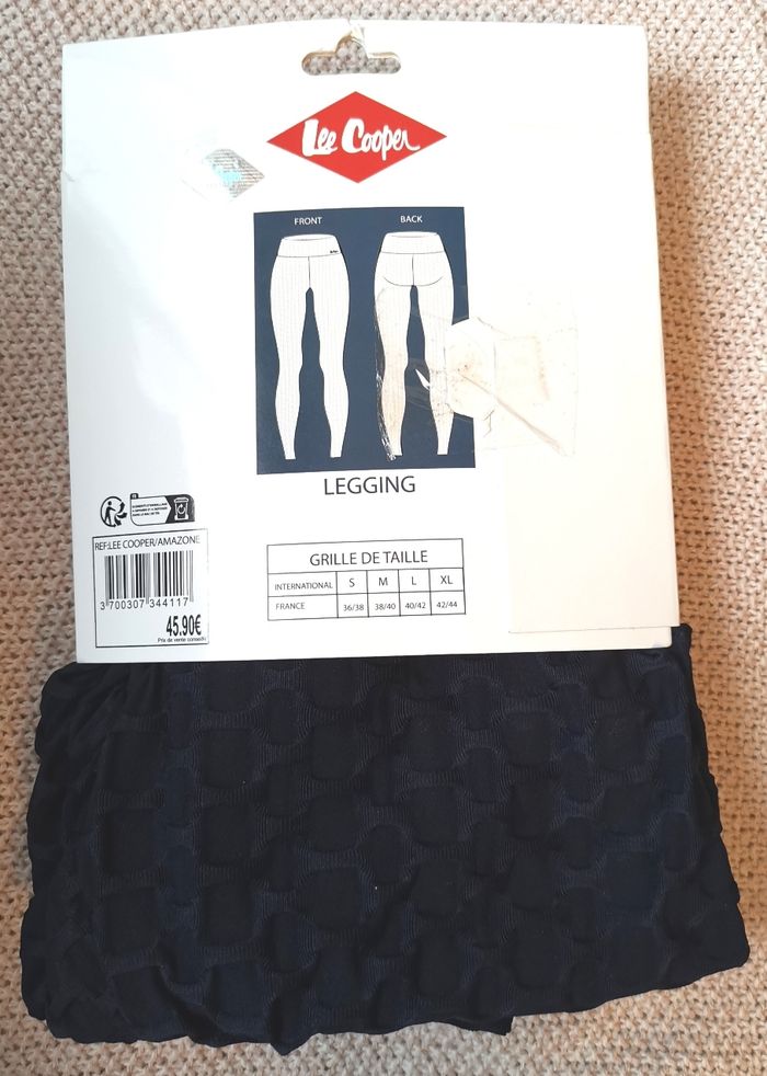 Legging Push-up Marine  Lee Cooper Amazone taille L/XL neuf - photo numéro 2