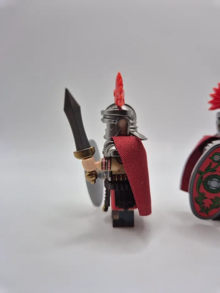 Figurines type lego 2 Centurions soldats légionnaires romains - photo numéro 4