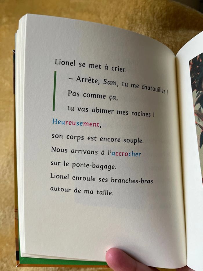 Samuel, terriblement vert, dyscool, édition Nathan - photo numéro 3