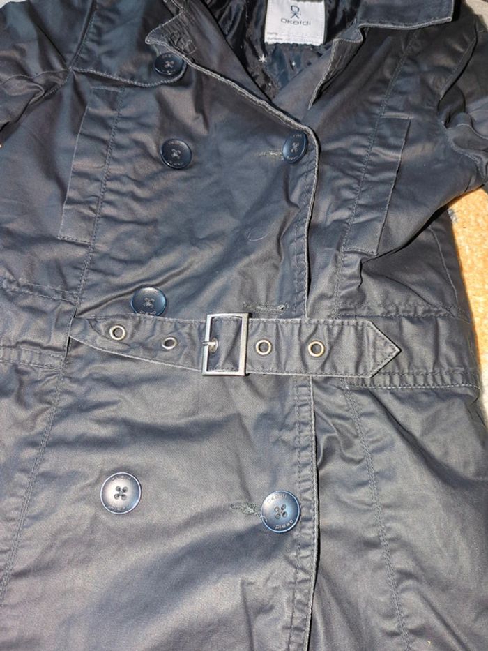 Imperméable trench noir Okaïdi 6 ans fille - photo numéro 4